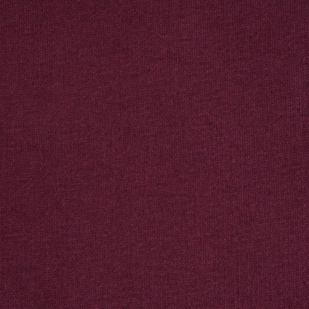 Heavy Sweat Stoff 70% CO uni weinrot